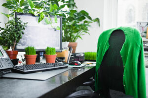 Plants on your desk= Less stress!