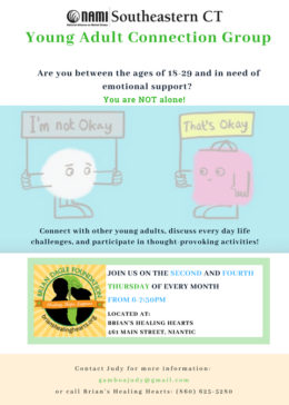 Niantic Young Adult Group Flyer