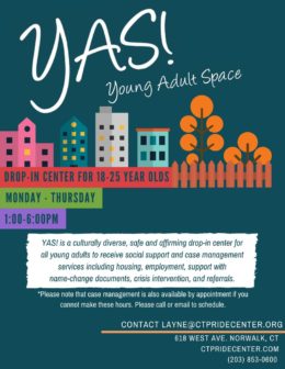 Young Adult Space! (YAS!) Drop-in Center