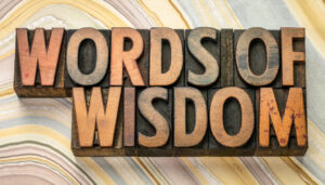 Wednesday Words Wisdom