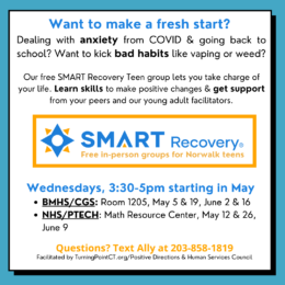 SMART Recovery Teen Group (Norwalk)