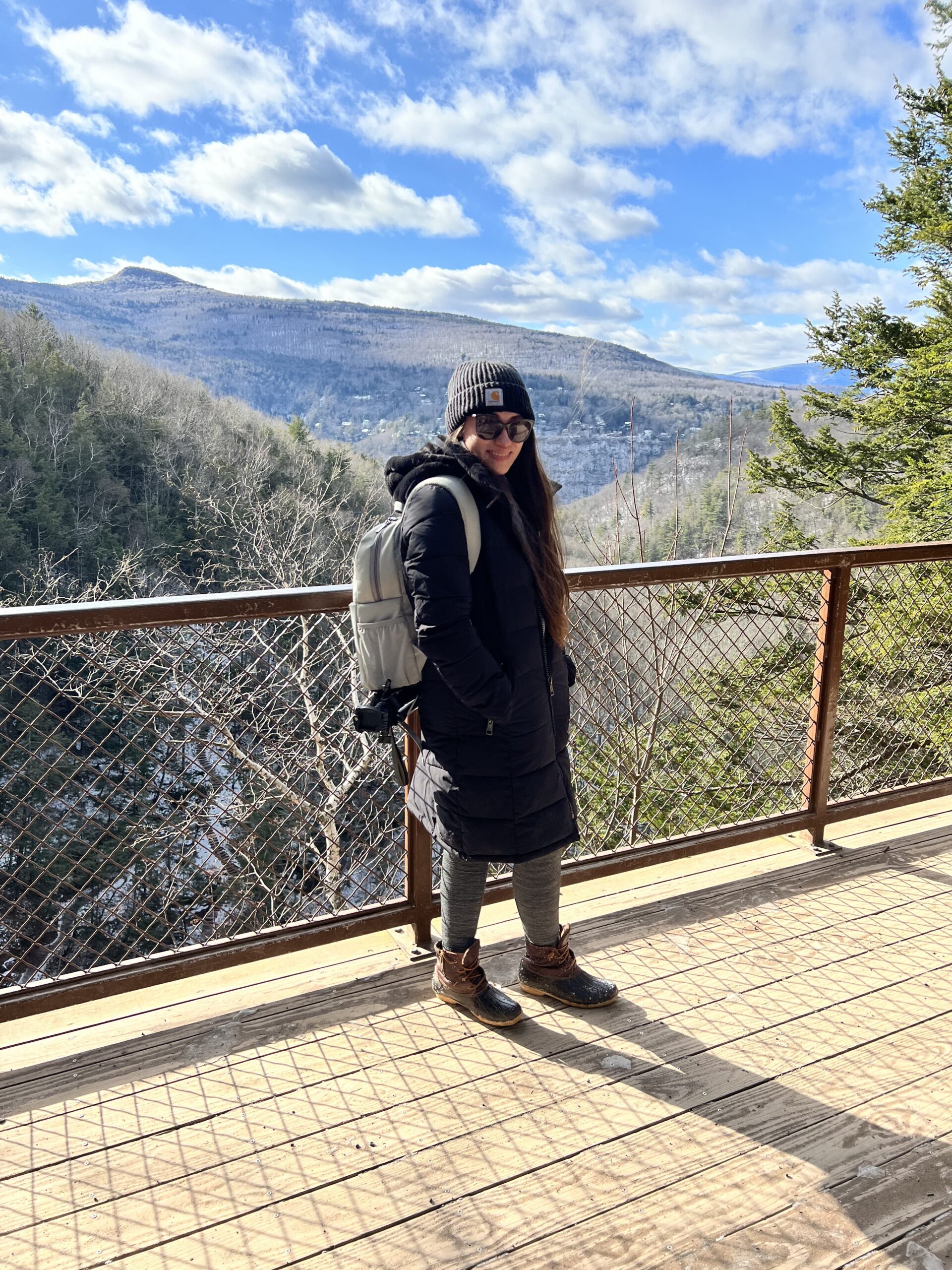 kailey in the catskill mountains