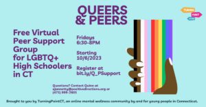 Queers & Peers: A Virtual Peer Support Group for LGBTQ+ High Schoolers in Connecticut