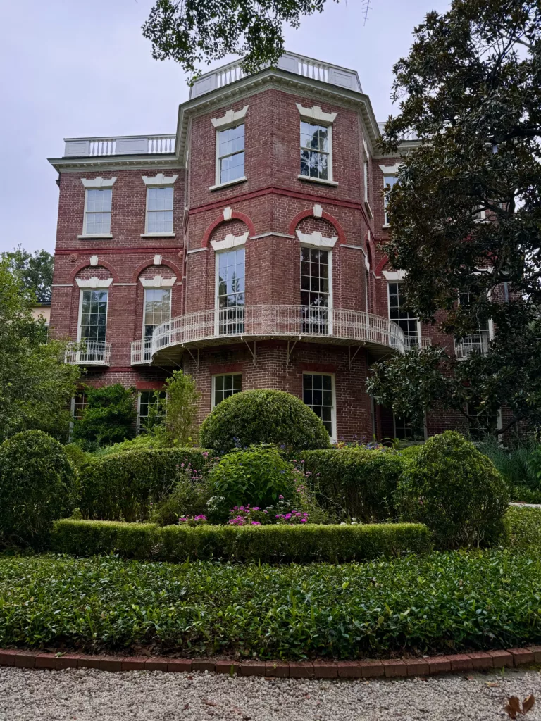 The exterior of the Nathaniel Russell House