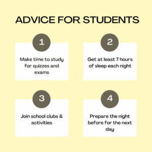 My Advice For Students