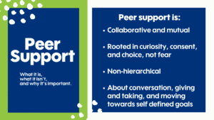 Peer Support: What it is, What it isn’t, and Why it’s Important