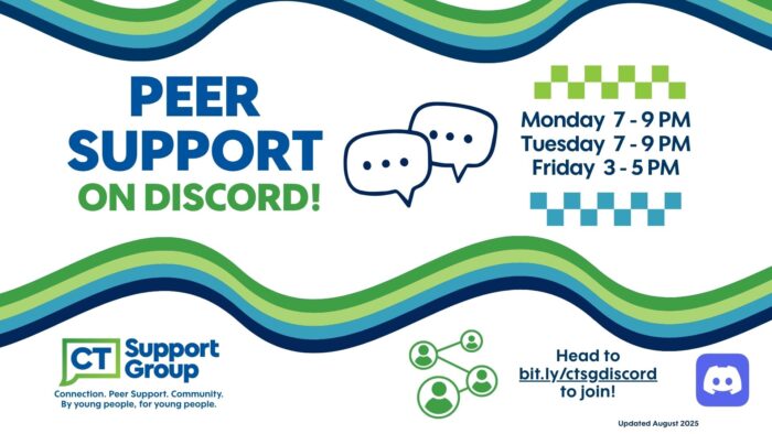 New Hours for Peer Support on Discord!