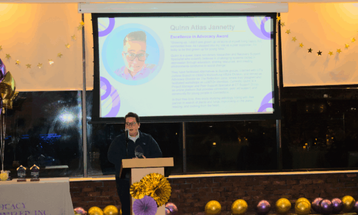 Quinn Receives Dr. Karen Kangas Award!